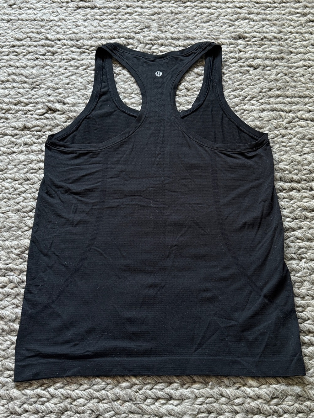 lululemon athletica Black Racerback Performance Tank